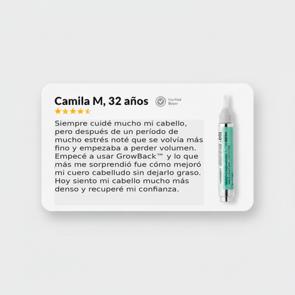 GrowBack™ Ampolla Capilar [Confianza y Suavidad Inmediata]